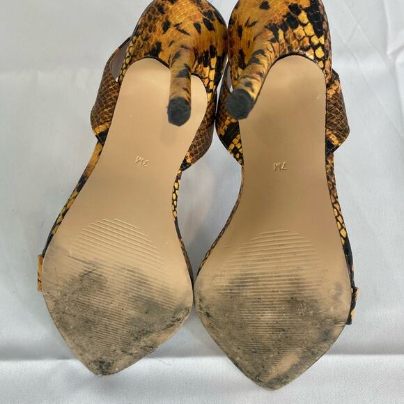 #STEVE MADDEN Snakeskin Heels Size 7 - Picture 3 of 4